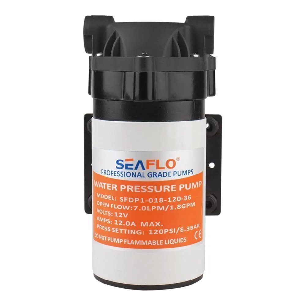 Помпа водоподающая SeaFlo мембранная, 12V 5.5 л/мин, 8.3 BAR