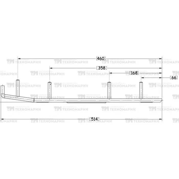 Конек лыжи BRP (комплект 2шт) A-04-0-4-438