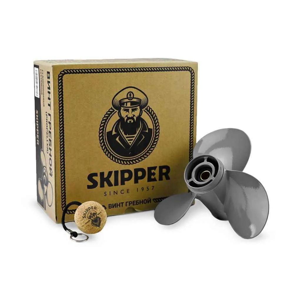 Винт гребной  Skipper для Honda 8-20HP, диаметр 9 1/4" алюминиевый, лопастей - 3, шаг 11"