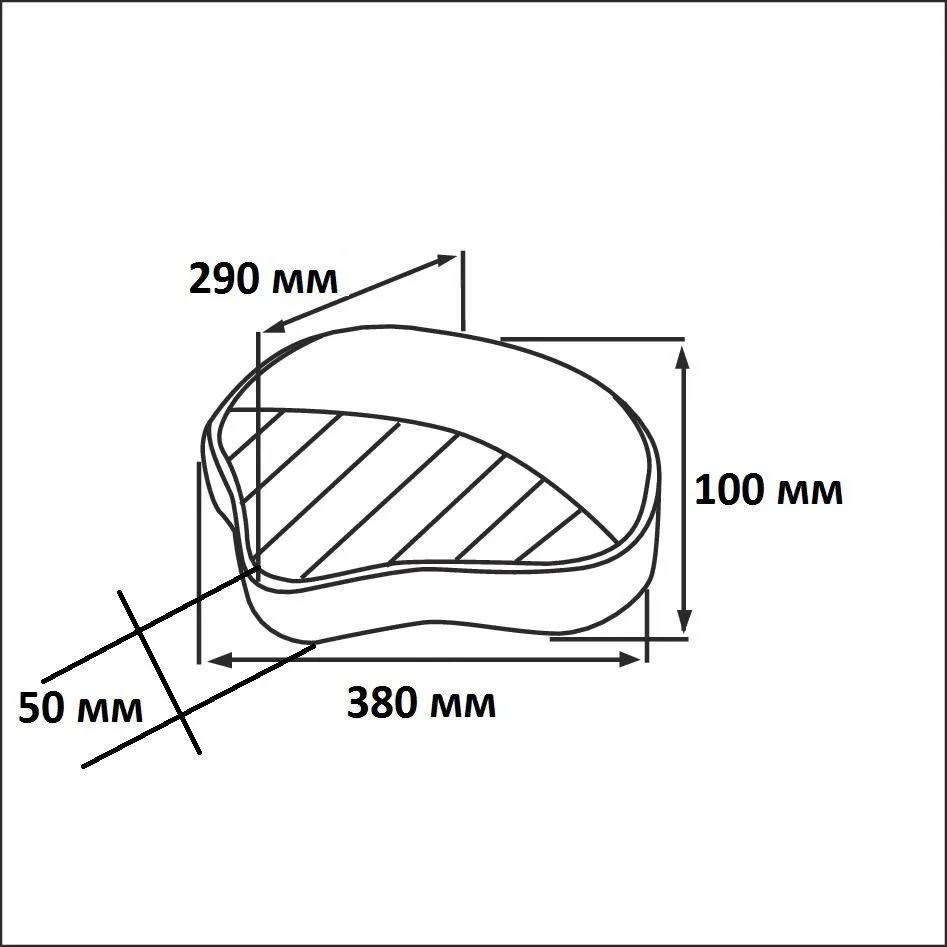 Сиденье Pro Casting Seat, серое