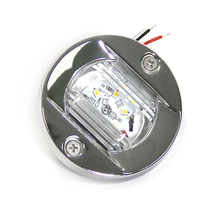 Огонь кормовой cветодиодный 75 мм, теплый белый свет