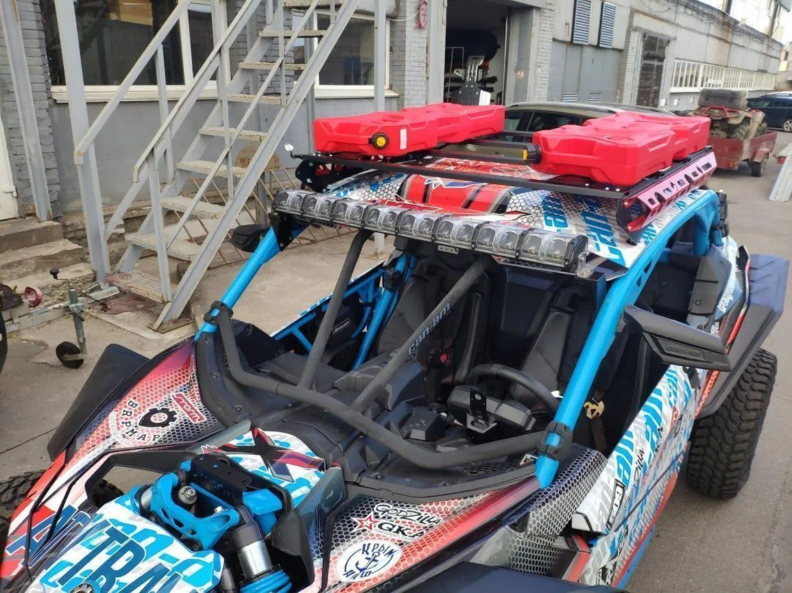 Багажник на крышу (красный) для Can-Am (BRP) Квадроциклов Maverick X3