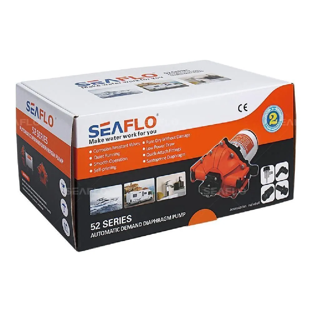 Помпа водоподающая SeaFlo мембранная, 12V 18.9 л/мин, 4.2 BAR