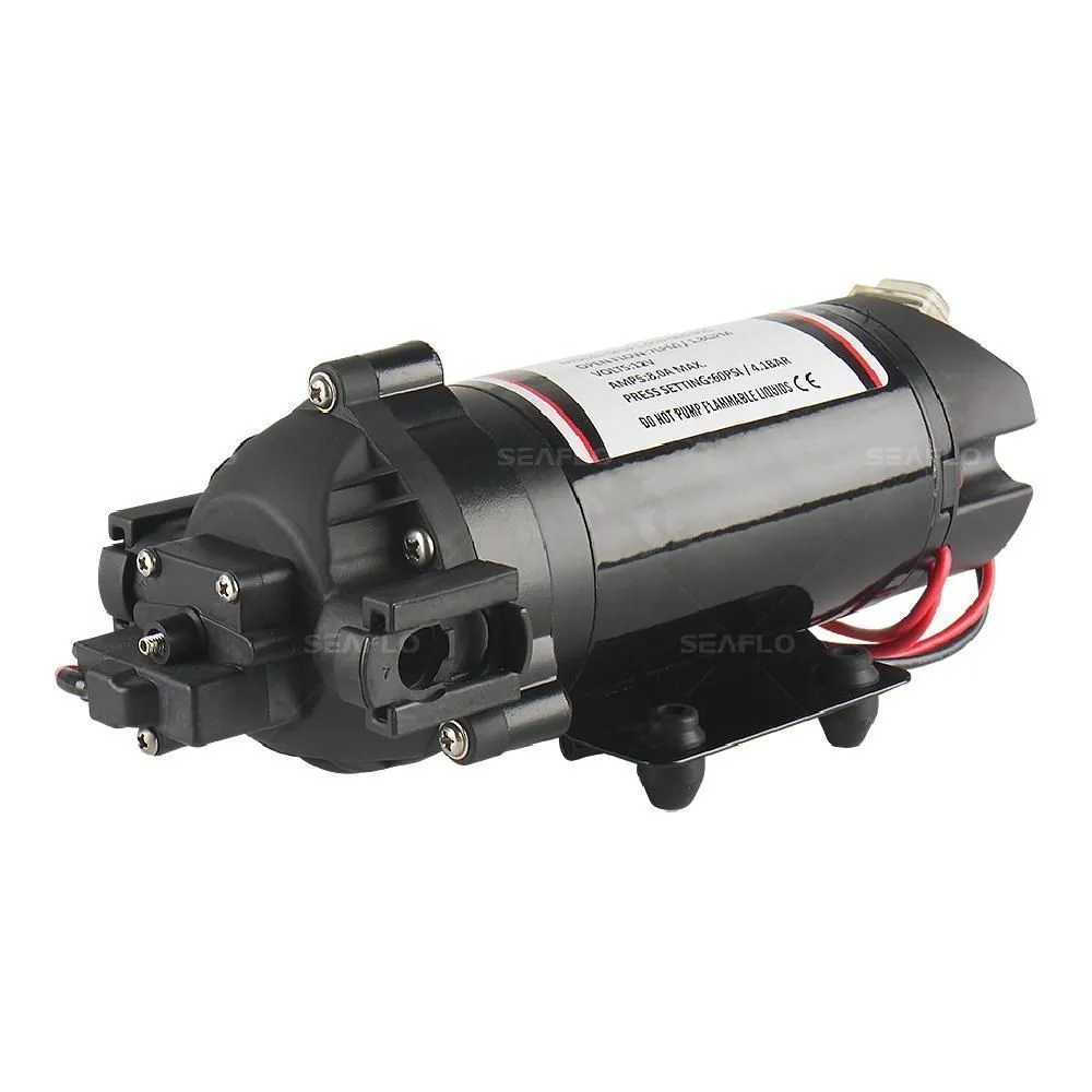 Помпа водоподающая SeaFlo мембранная, 12V 7 л/мин, 5.5 BAR