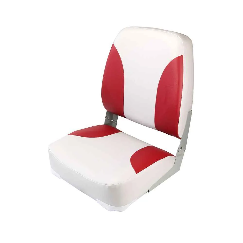 Кресло складное мягкое Skipper красный/серый