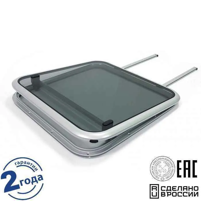 Люк палубный сдвижной Альбатрос 720х720