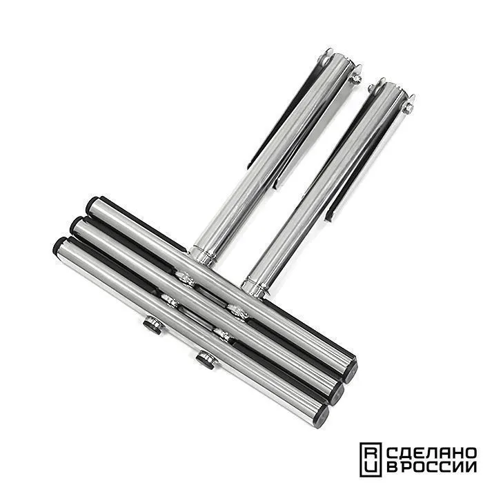 Трап дайверский телескопический складной, 3 черных ступени (385 мм)