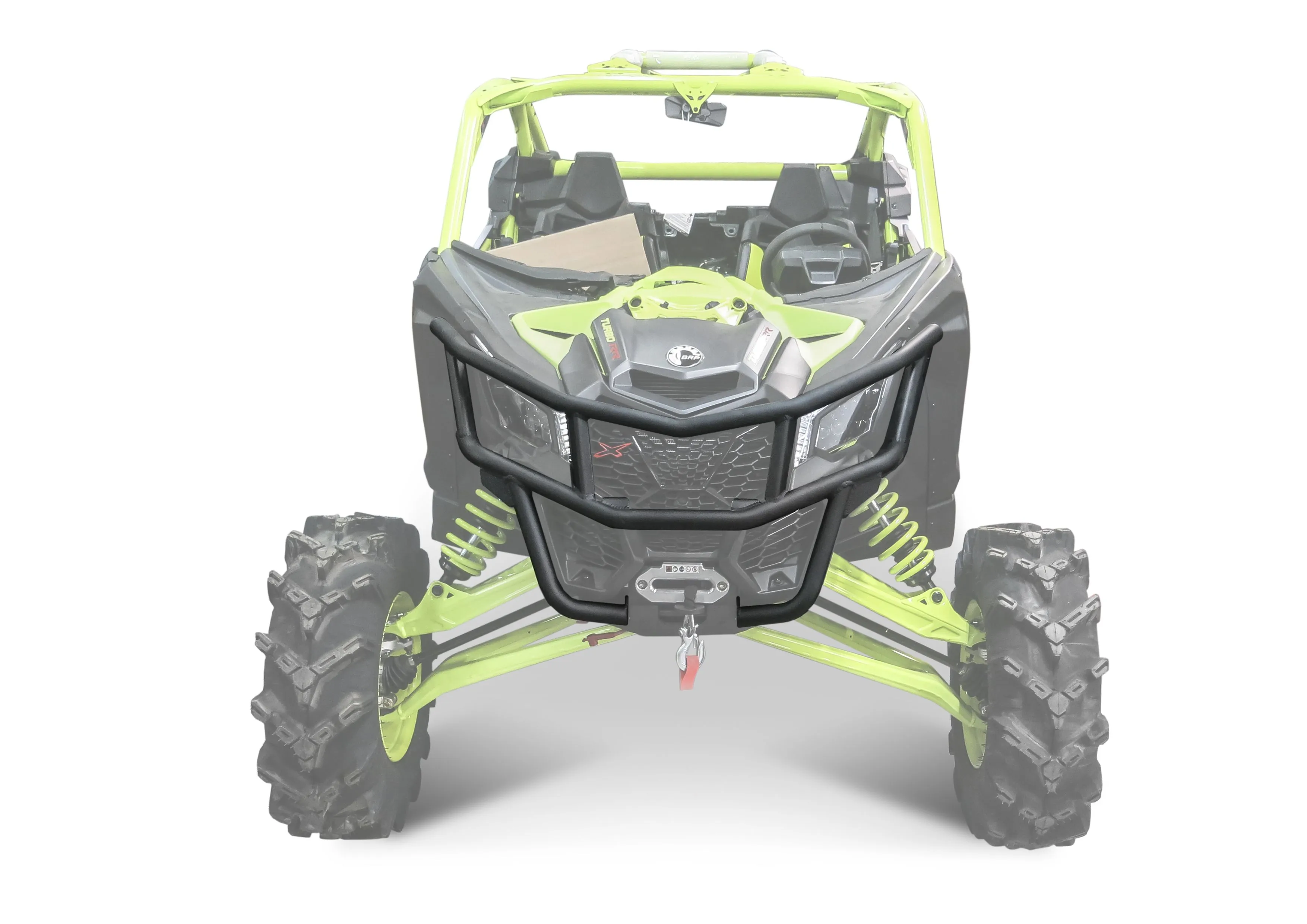 Передний бампер алюминий с креплением для лебедки SSV MAVERICK X3
