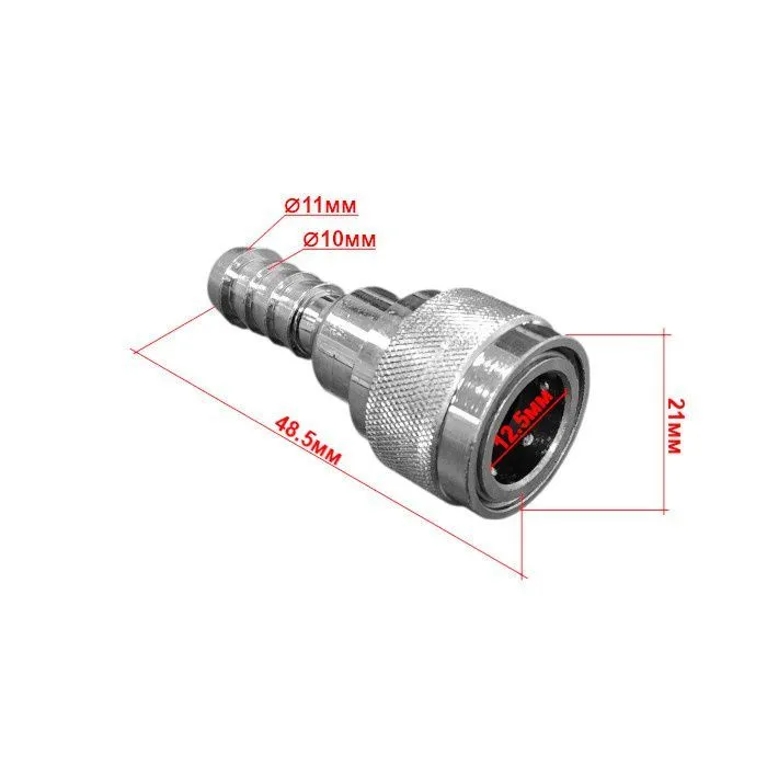 Коннектор топливный SUNFINE тип TOHATSU, 10мм, 3GF-70250-0 (Замена EASTERNER C14504T)