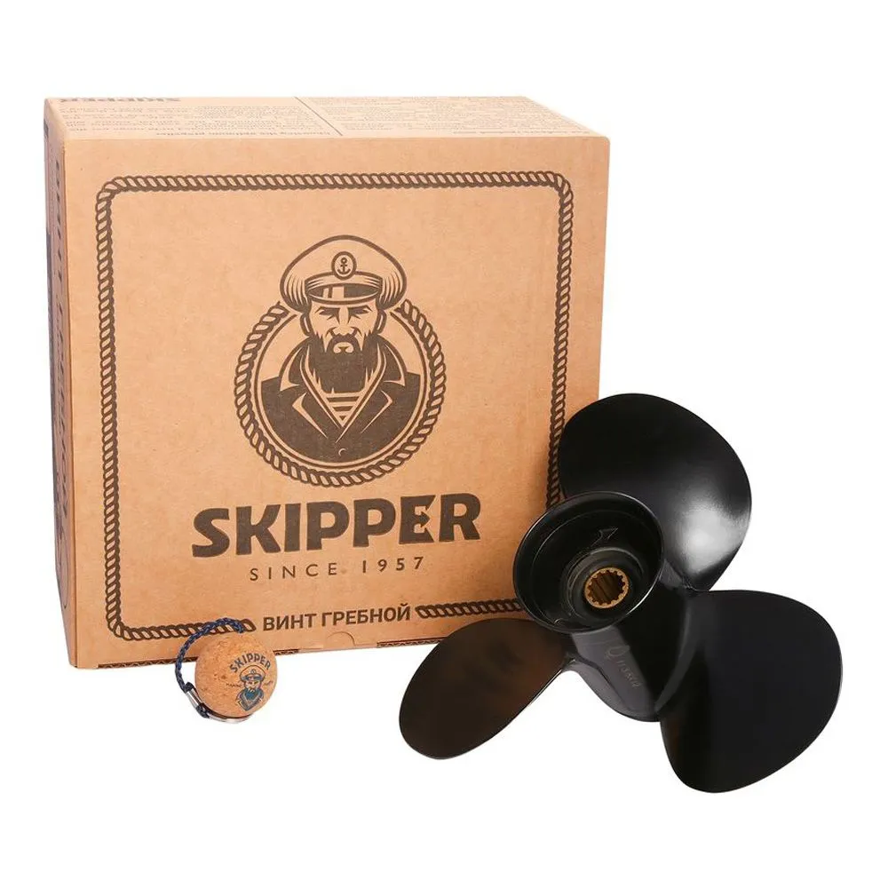 Винт гребной  Skipper для Tohatsu 40-50HP, диаметр 11 3/4" алюминиевый, лопастей - 3, шаг 10"