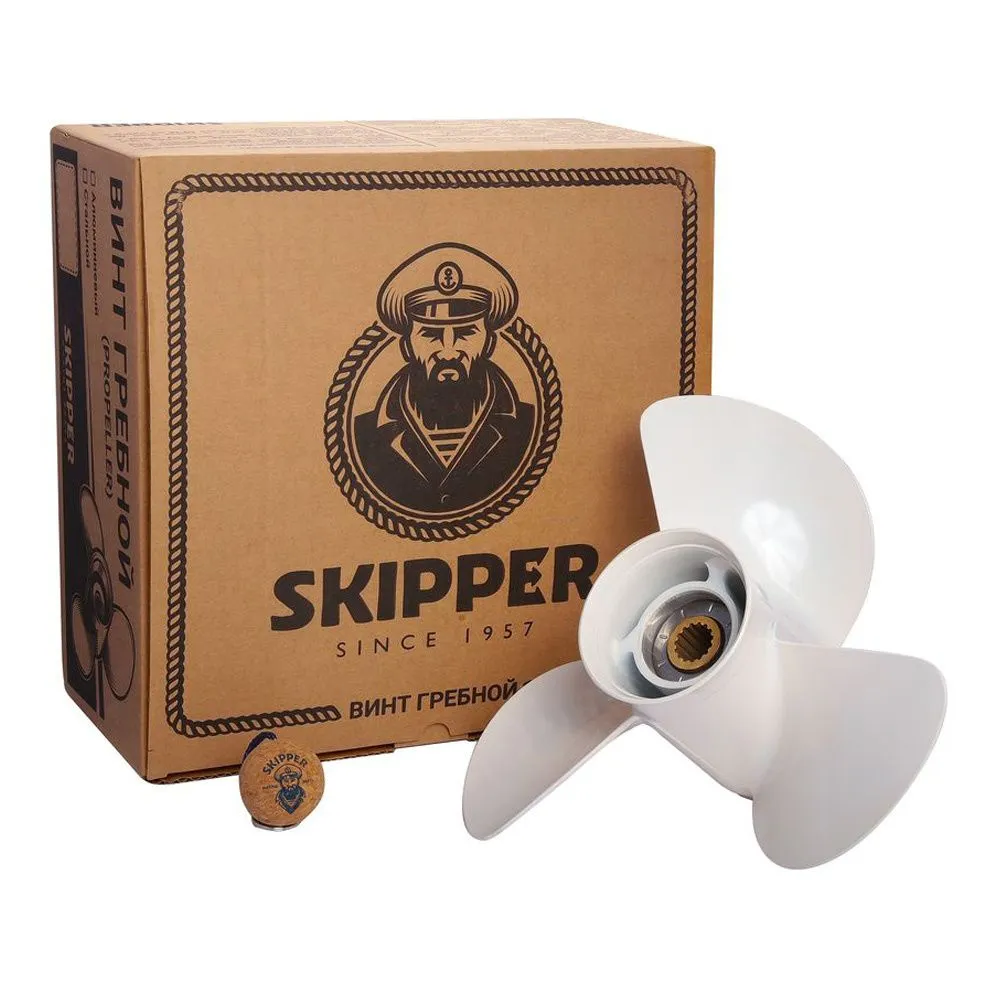 Винт гребной  Skipper для Yamaha 60-140HP, диаметр 13 1/4" алюминиевый, лопастей - 3, шаг 17"
