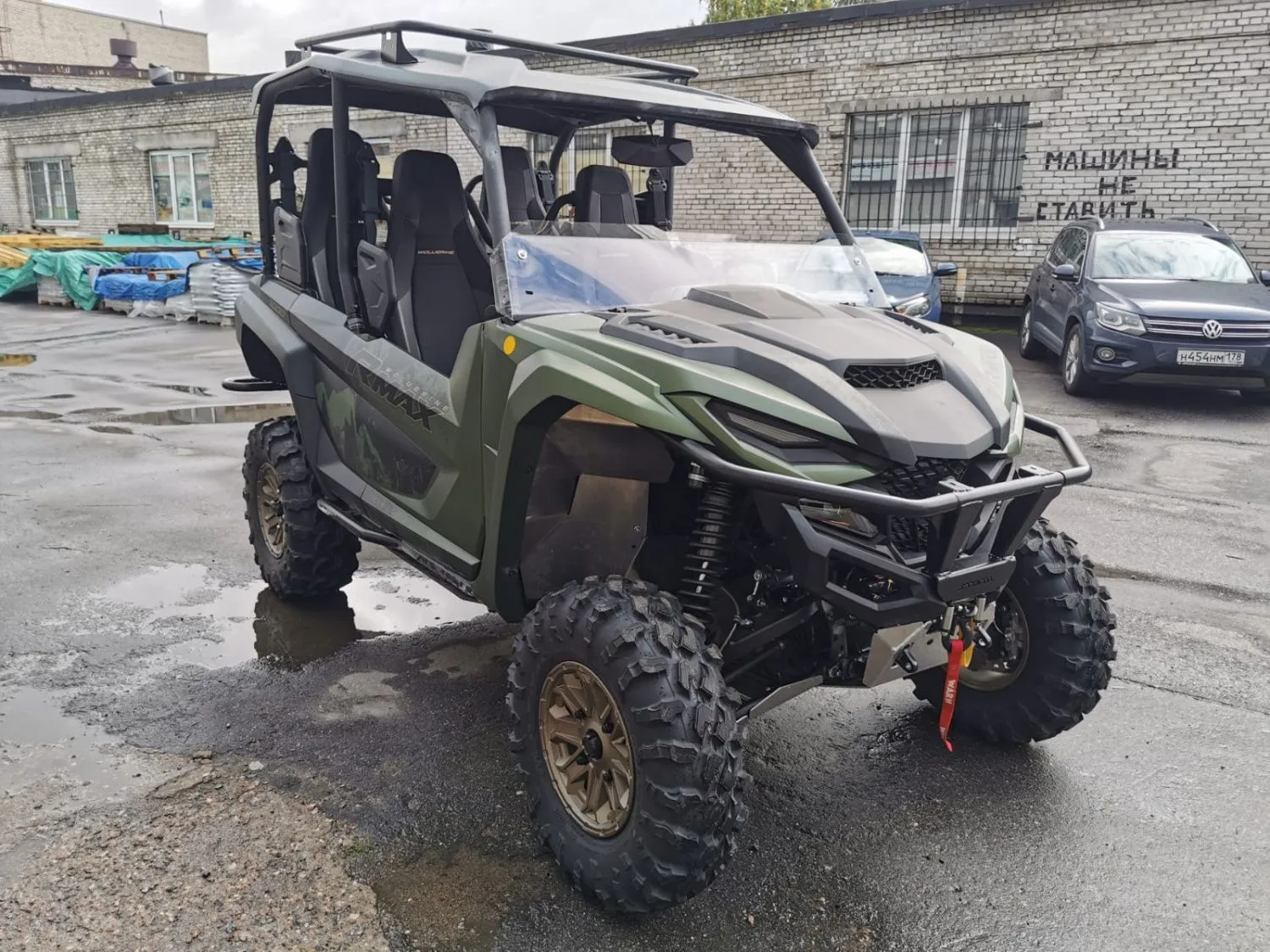 Лобовое стекло (половинка) для Yamaha Квадроциклов Wolverine RMax2