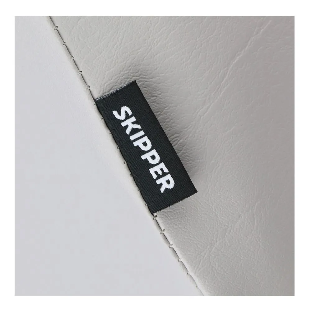 Кресло складное мягкое Skipper синий/серый