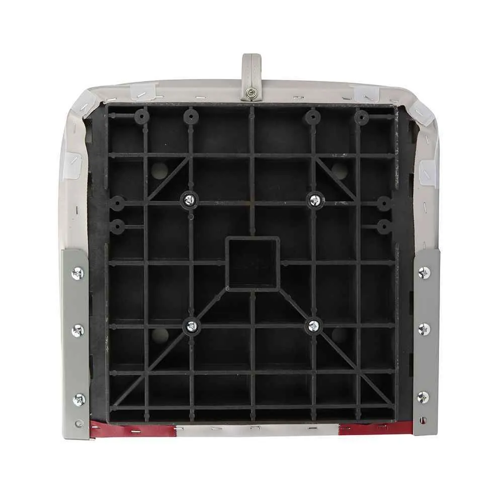 Кресло складное мягкое Skipper красный/серый