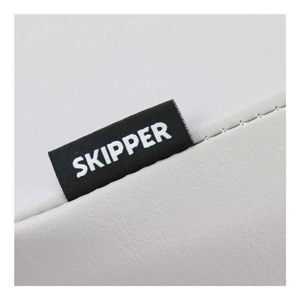 Кресло складное мягкое Skipper синий/серый