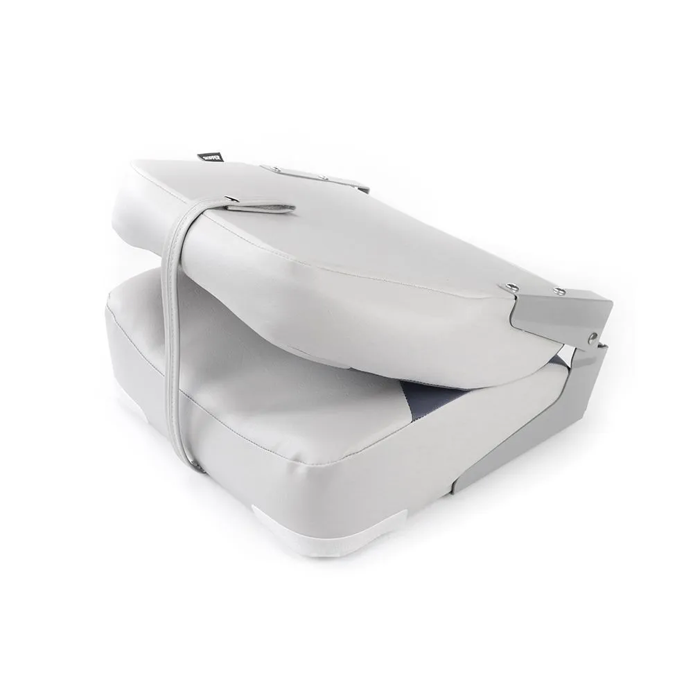 Кресло складное мягкое Skipper черный/серый