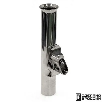 Держатель спиннинга 250х37 поворотный нержавеющая сталь.