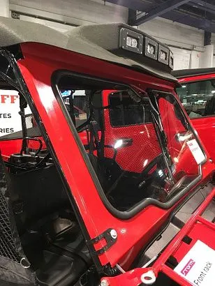 Лобовое стекло с дворником и омывателем для Honda Квадроциклов Pioneer 1000/1000-5