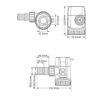 Насос осушительный 1100GPH 13A Series 12В