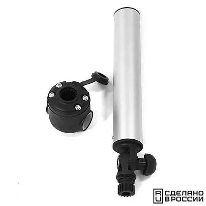 Держатель спиннинга торцевой на леер быстросъемный, алюминий