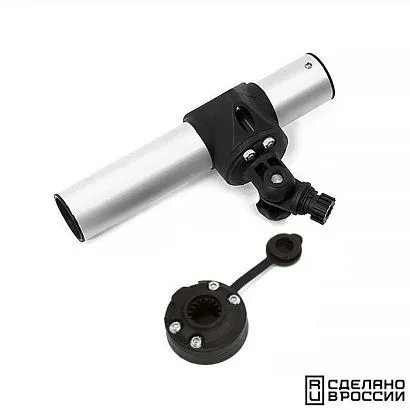 Держатель спиннинга сквозной на палубу быстросъемный, алюминий