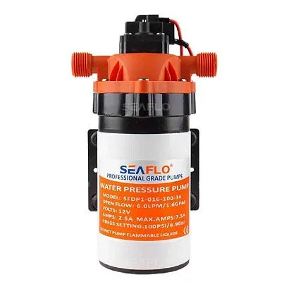 Помпа водоподающая SeaFlo мембранная, 12V 6 л/мин, 6.9 BAR