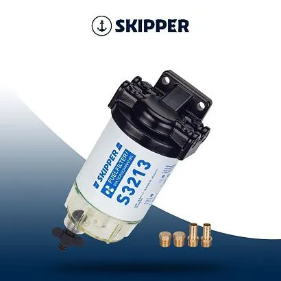 Фильтр-сепаратор 4T Skipper (с водосборником, S3213) с водосборником, большой