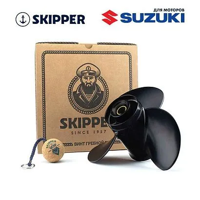 Винт гребной  Skipper для Suzuki 40-60HP, диаметр 11 3/8" алюминиевый, лопастей - 3, шаг 14"