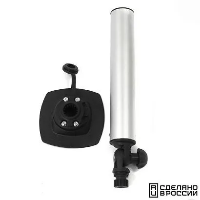 Держатель спиннинга торцевой на баллон быстросъемный, алюминий