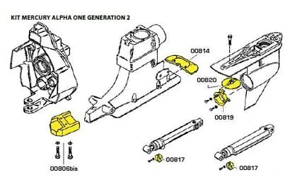 Комплект алюминиевых анодов ALPHA ONE Gen. 2
