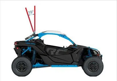 Держатель флагштока для Can-Am (BRP) Квадроциклов Maverick X3