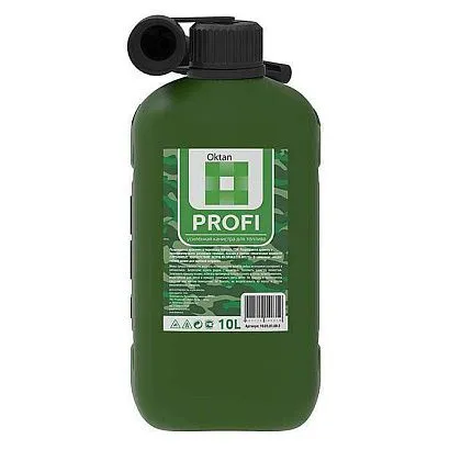 Канистра для бензина 10л с заливным устройством PROFI