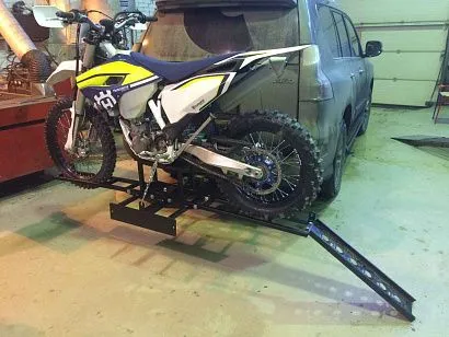 Платформа транспортировочная на фаркоп для перевозки мотоцикла для Kawasaki Мотоциклов Super Sherpa 