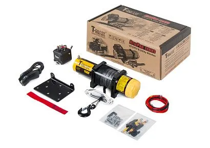 T-Max ATW PRO 4500 лебедка электрическая синт. трос