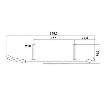 Конек лыжи снегохода BRP 100326T
