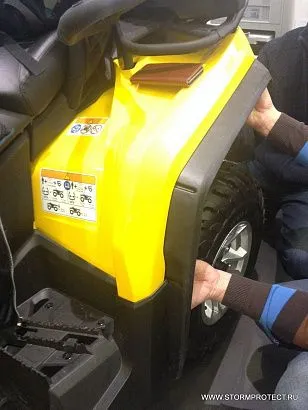 Расширители колесных арок для Can-Am (BRP) Квадроциклов Outlander L Max  , 450/500/570XMR, 2015-