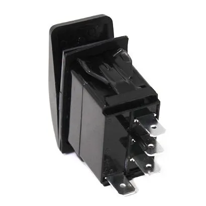 Переключатель on-on, SPDT, 4P с двойной подсветкой NEKEKE