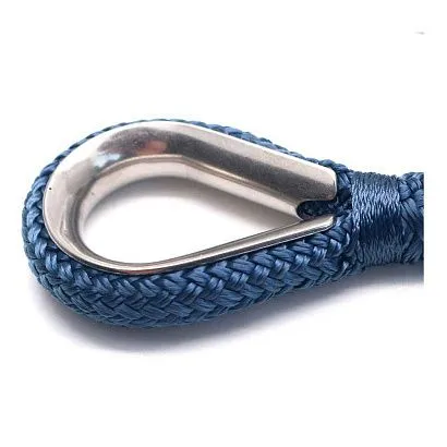 Трос (конец) якорный Skipper плетеный, 10мм, нейлон 20м, синий