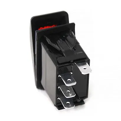 Переключатель on-on, S.P.D.T, 4P, LED*2 NEKEKE