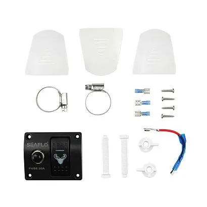 Унитаз судовой керамический SeaFlo с электрической помпой Унитаз, 12V