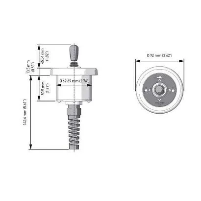 Пульт управления электромеханическими транцевыми плитами UFLEX