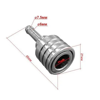 Коннектор топливный SUNFINE тип Suzuki, 7.5мм, 95750-98505 (Замена EASTERNER C14504)