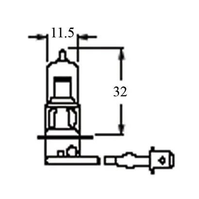 Лампочка PK22s 12V/100W