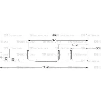 Конек лыжи Arctic Cat (комплект 2шт) A-04-0-4-130